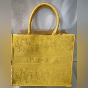 Christian Dior Yellow Tote